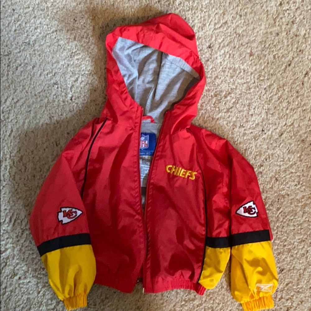 Kids 4T NFL Reebok Kansas City Chiefs jacket